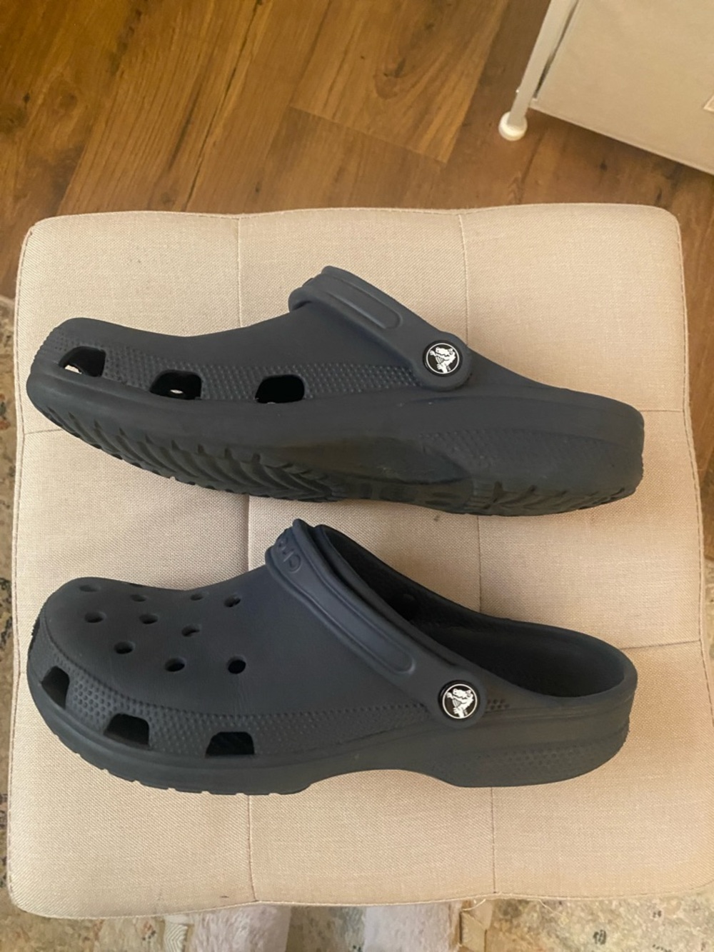 CROCS Men’s Slip-On Sandals - Dark Blue Size 10/Women’s 8 - Picture 6 of 6